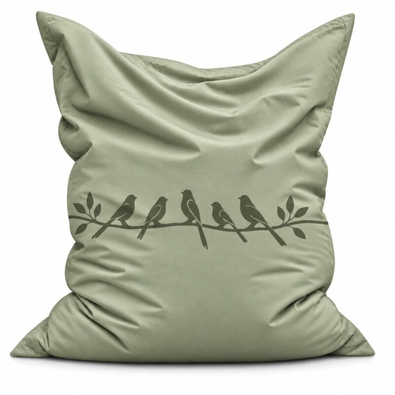 Zitzak Quiet Birds Sage