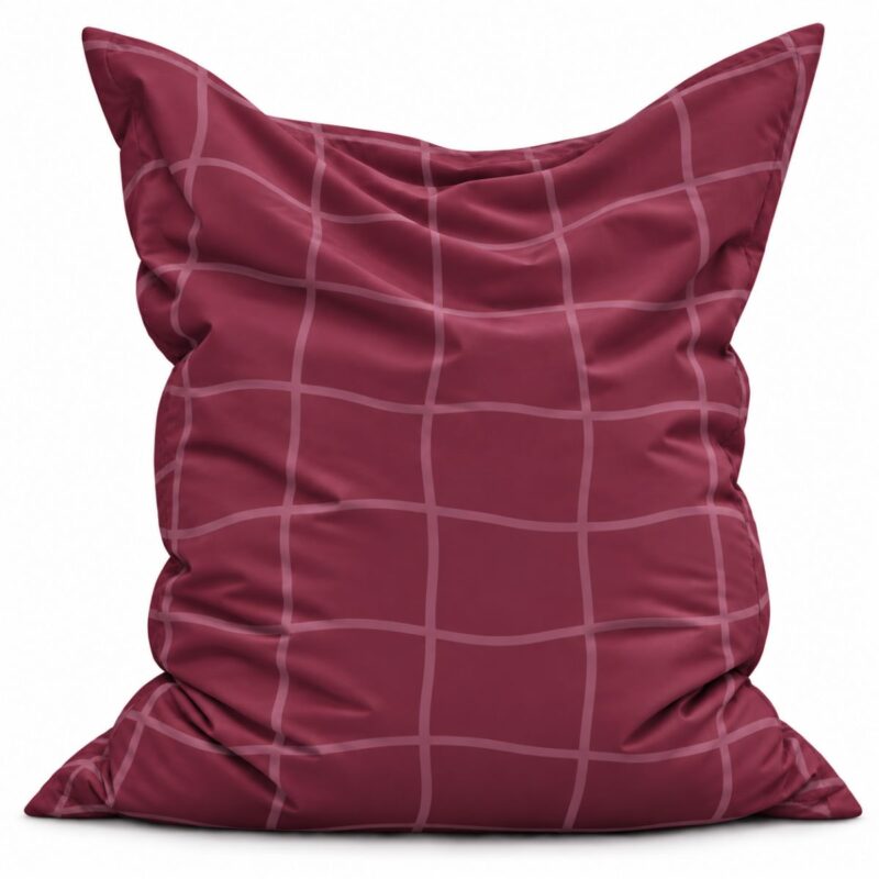 Zitzak Organic Grid Burgundy