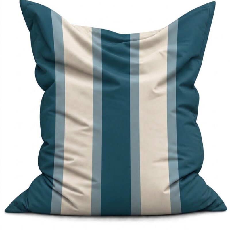 Zitzak Cabana Stripes Ocean