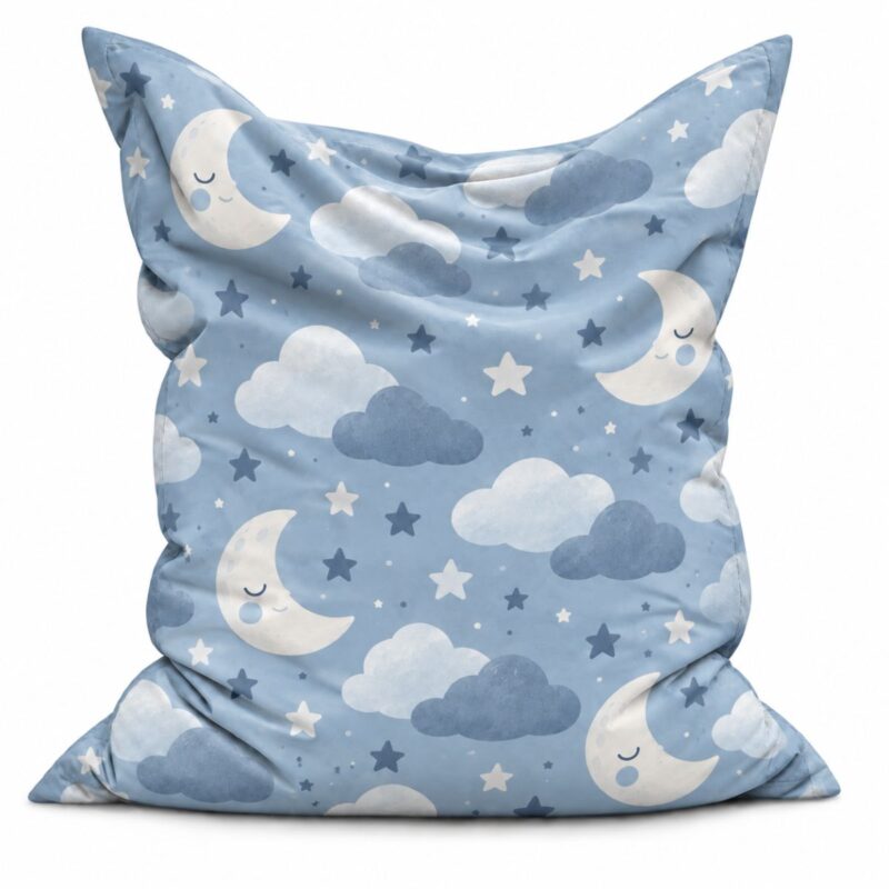 Zitzak Moon & Stars Dusty Blue