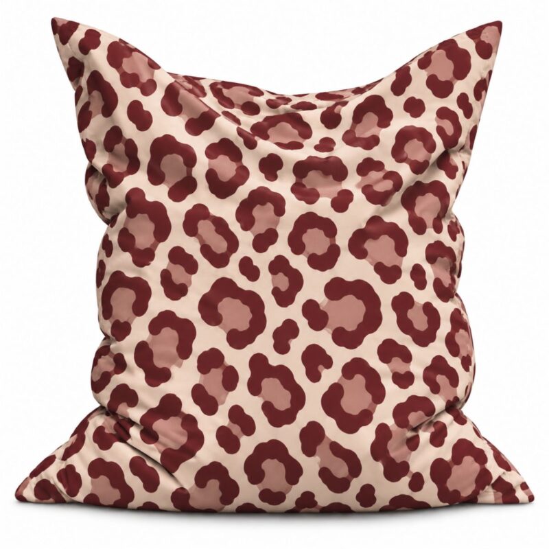 Zitzak Wild Panther Burgundy