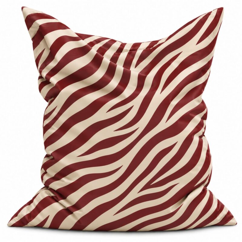 Zitzak Urban Zebra Burgundy