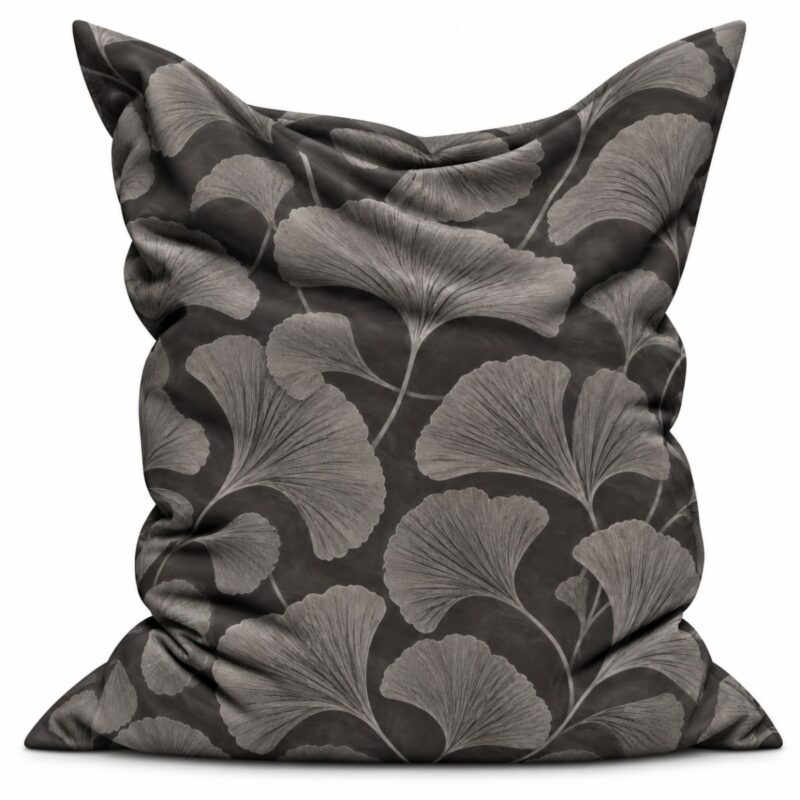 Zitzak Ginkgo Leaves Anthracite